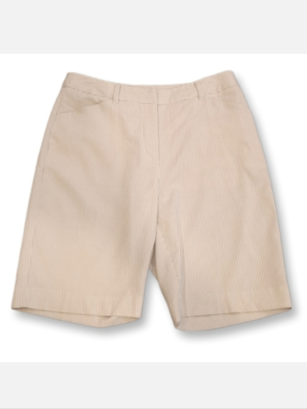Vintage Tehama Nancy Haley High Waist Shorts Pinstripe Flat Front Bermuda